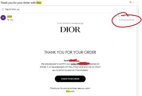 dior my orders|dior order processing.